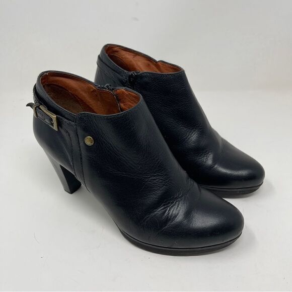 Hispanitas Ankle Boots Black Leather Shooties Side Zip Women's EU 36 - Picture 11 of 11